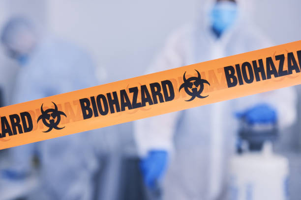 Professional Blood Cleanup technician working in Roslyn Heights, NY